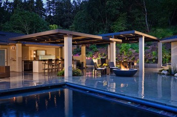  Pool and firepit, Woodside 
